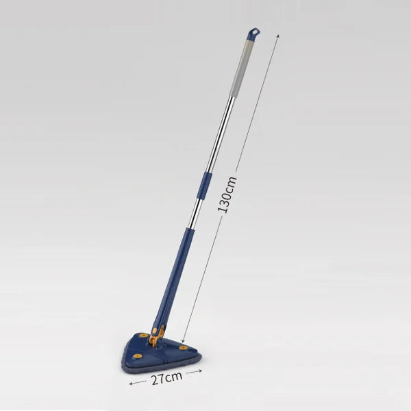 Triangle Mop 360 Twist Squeeze Wringing Window Glass Toilet Bathroom